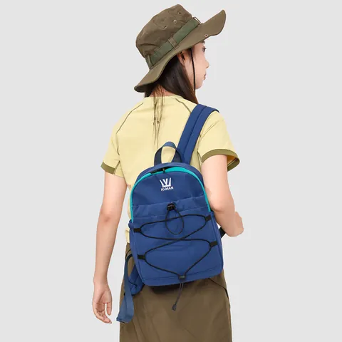 Lightweight Nylon Casual Backpack Waterproof Travel Daypack For Women Girls Outdoor Sports School Book Bag