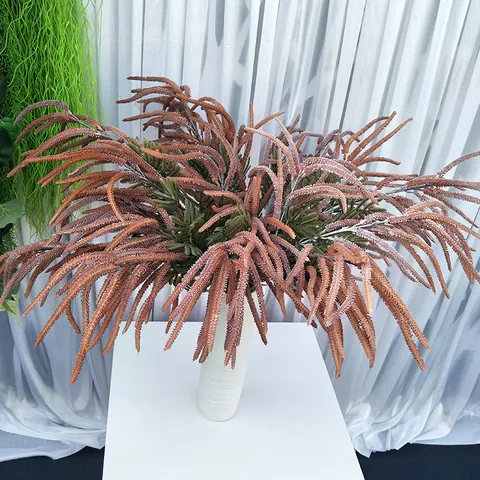 Kunstmatige Astilbe Wisteria Vrucht Tak Nep Bloem Zijden Stof Plastic Landelijke Stijl Bruiloft Woondecoratie Bloemkunst