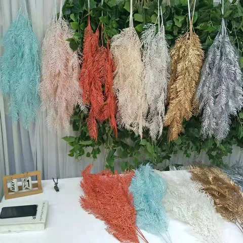 Guirnalda De Plantas Colgantes De Vid De Pino Artificial Flocado De Nieve Para Fiesta De Bodas Decoración De Pared Del Hogar Arreglo Floral