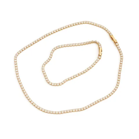 Collana Choker Zirconia Cielo Stellato Rame Placcato Oro Argento Ciondolo Nappa Gioielli Semplici Eleganti Per Donna
