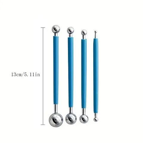 Professional Pottery Clay Sculpting Modeling Tools For DIY Ceramic Craft Wood Plastic Metal Carving Tools With Roll Bag