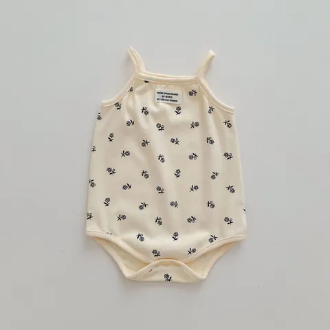 Baby Infant Cotton Bodysuit Summer Newborn Sleeveless Romper Cute Printed Baby Jumpsuit Casual Infant Clothing