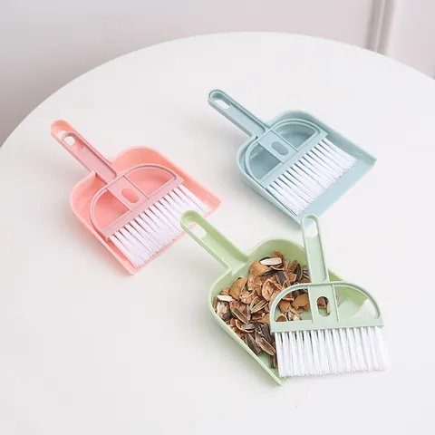 Mini Desktop Cleaning Set Small Dustpan And Broom Combo Household Mini Broom Dust Shovel Portable Cleaning Tool