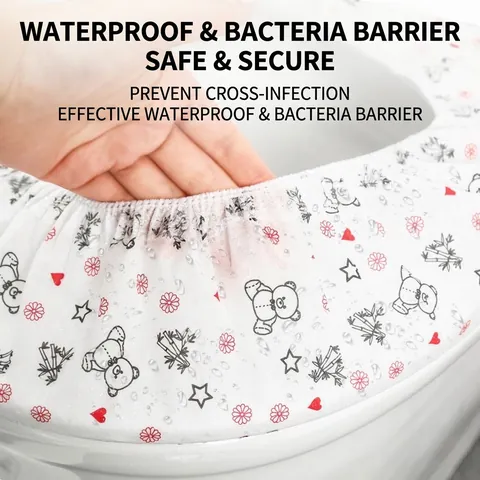 Disposable Non-woven Toilet Seat Cover Waterproof Potty Covers For Travel Business Trip Public Bathroom Wrapped Style