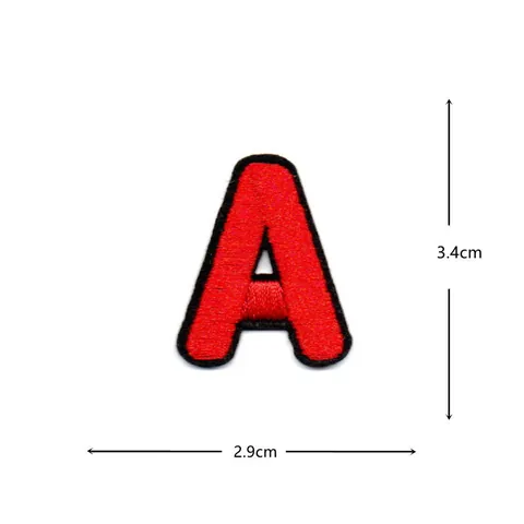 26 Letters Embroidery Patches Iron On Sew On Applique DIY Garment Accessories Alphabet Repair Patches For Clothes