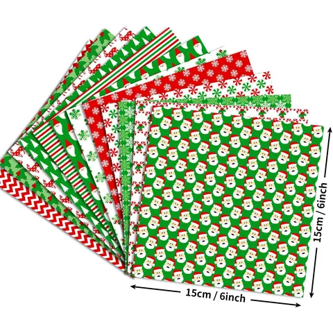 Christmas Scrapbook Background Paper DIY Craft Specialty Paper For Journaling Album Card Making Holiday Style