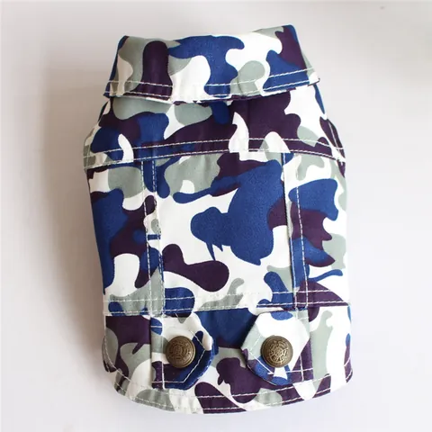 Camouflage Pet Vest Clothes For Small Medium Dogs Cats Soft Breathable Cotton Puppy Tank Top Summer Autumn Pet Clothing