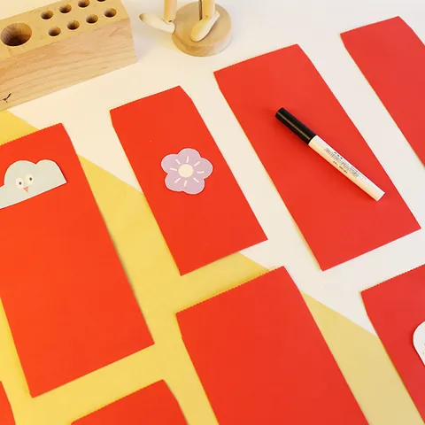 Sobres Rojos Tradicionales Chinos Vintage Minimalistas De Papel Sobres Para Dinero De La Suerte Para Año Nuevo Boda Sobres De Regalo En Efectivo