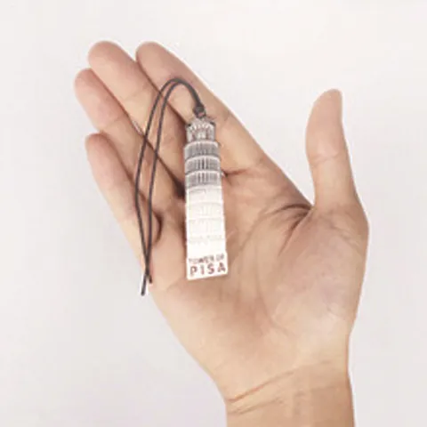 Creative Retro Metal Bookmark Stainless Steel Eiffel Tower Big Ben Page Marker Office School Stationery Gift