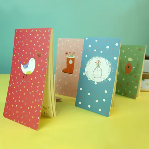 Forest Style Hand-drawn Illustration Planner Memo Pad Portable Paper Diary Record Notebook For Daily Planning Office School Supplies