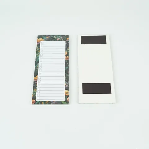Magnetic Fridge List Pad Floral Pattern To Do List Checklist Memo Pad Weekly Planner Stationery For Kitchen Home Office