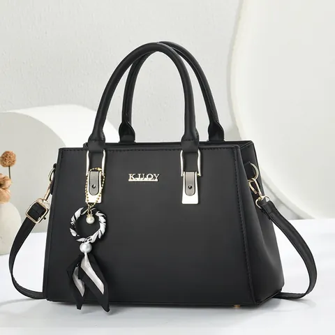 Dames Handtas Grote Capaciteit PU Leer Crossbody Tas Mode Tote Bag Met Sjaal Decoratie Elegante Schoudertas Voor Dagelijks Reizen