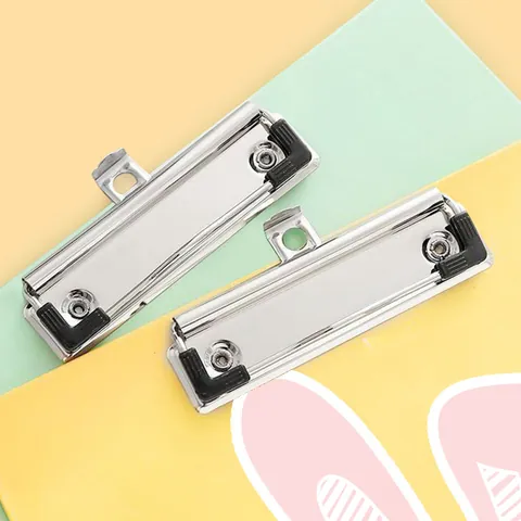 Creative Cartoon Cute Cat Panda A4 Wood Clipboard Thickened Student Data Storage Metal Strong Clip Office School Supplies