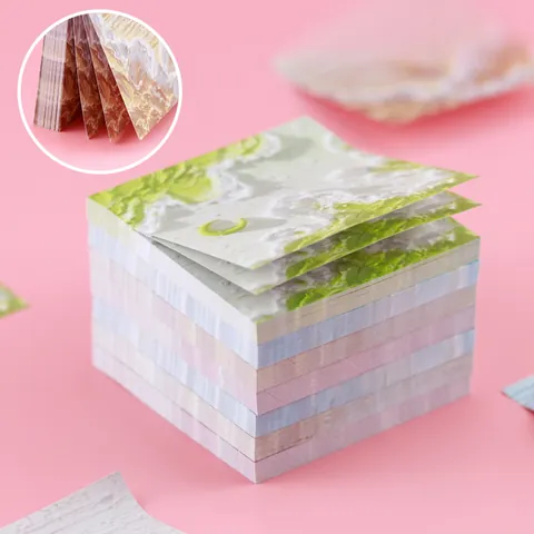 Notes Autocollantes de Peinture à l'Huile de Paysage Style Ins Japonais Mémo Artistique Lune Nuages pour Scrapbooking