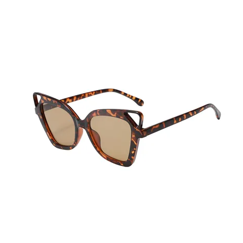 Fashion Hollow Large Frame Cat Ear Sunglasses Ins Style Personality Simple Versatile Street Style Sunscreen Sunglasses For Unisex