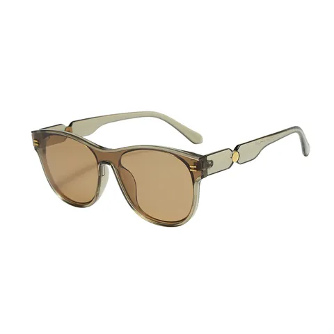 Trendy Oval One-piece Large Frame Sunglasses Retro Rice Nail Decoration UV400 Protective PC Material Versatile Fashion Eyewear For Men Women Outdoor Party Street Style