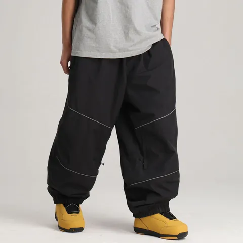 Professionelle Cargo Skihose Wasserdicht Winddicht Farbblock Locker Snowboardhose Winter Outdoor Sport Unterteile