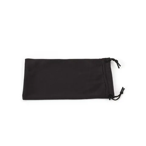 Soft Microfiber Glasses Cleaning Cloth And Drawstring Pouch Bag For Sunglasses Eyeglasses Portable Eyewear Accessories Black