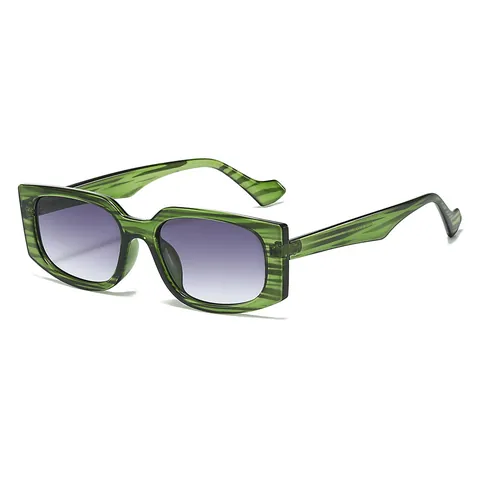 Occhiali da Sole Quadrati a Montatura Piccola Retrò per Donna Uomo Moda Protezione UV400 PC Minimalisti Streetwear
