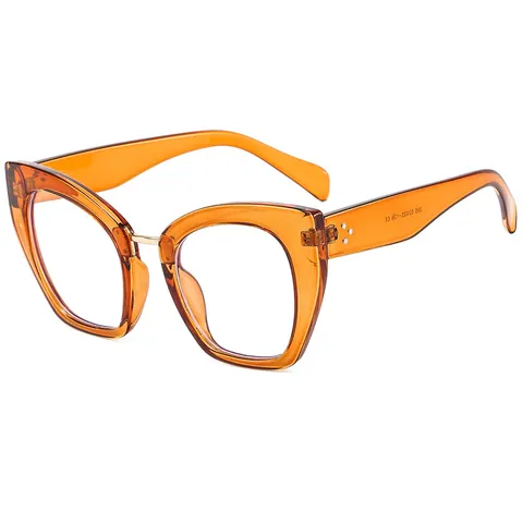 Montatura Occhiali Occhio di Gatto Retro Anti-Luce Blu da Donna Moda Stampa Leopardata Occhiali Ottici Senza Prescrizione