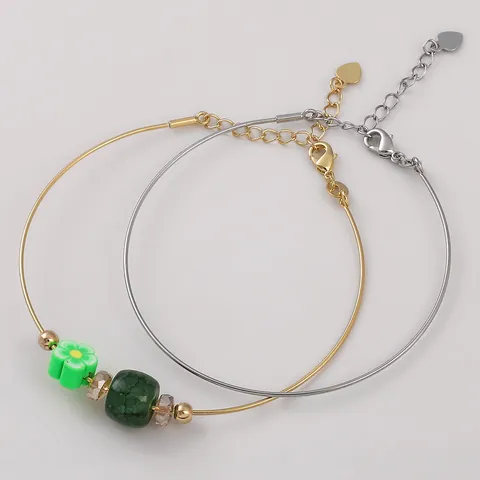 Anello per Bracciale in Filo di Rame in Lega Regolabile Con Chiusura a Moschettone Catena di Estensione Pendente a Cuore Fai-da-te Gioielli Materiale Accessorio