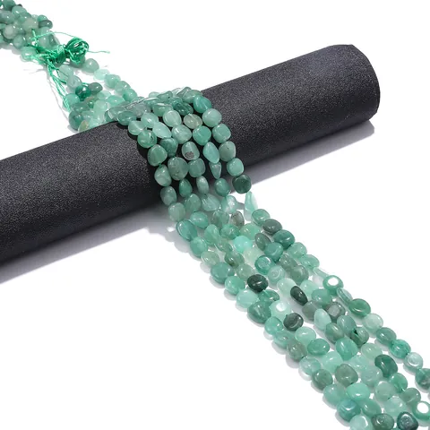 Natural Stone Irregular Tumbled Loose Beads For DIY Jewelry Making Bracelet Necklace Accessories Green Aventurine Amethyst Rose Quartz Citrine