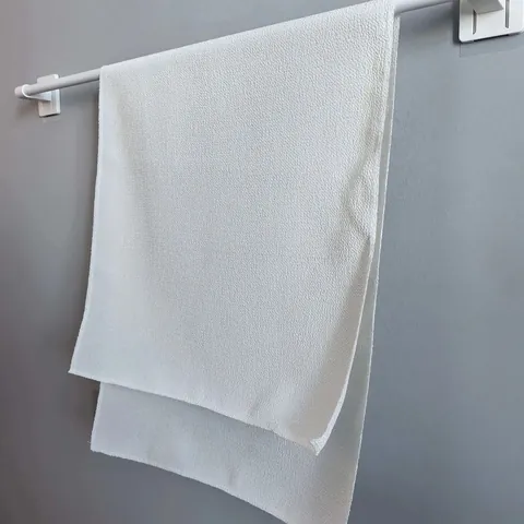 Heat Resistant White Polyester Ironing Cloth For Perler Beads DIY Craft Coarse Texture Exfoliating Bath Towel Durable Cloth