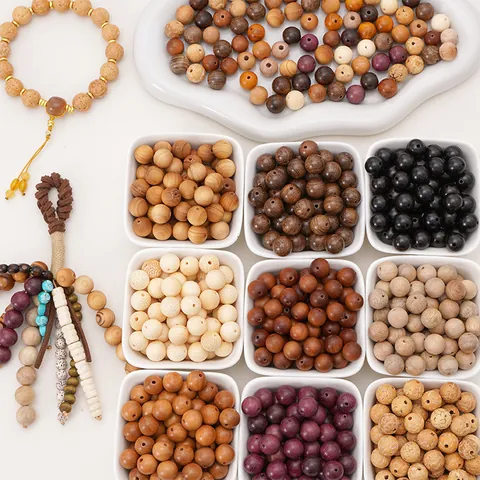 Natuurlijke Houten Ronde Kralen Geverfde Houten Tussenkralen Voor DIY Sieraden Maken Armband Ketting Handgemaakte Knutselaccessoires