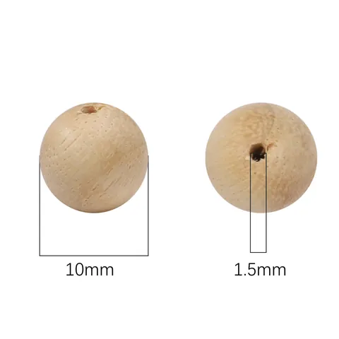 Natuurlijke Houten Ronde Kralen Geverfde Houten Tussenkralen Voor DIY Sieraden Maken Armband Ketting Handgemaakte Knutselaccessoires