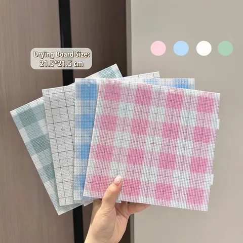 Large High Temperature Resistant Fuse Bead Pegboard For DIY Pixel Art Creative Grid Lined Square Interlocking Pegboards For Kids Adults