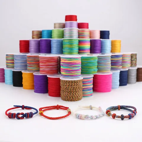 Professional Jade Thread Cord For DIY Bracelet Necklace Making Woven Nylon Cord For Hand-Woven Jewelry Pendant String