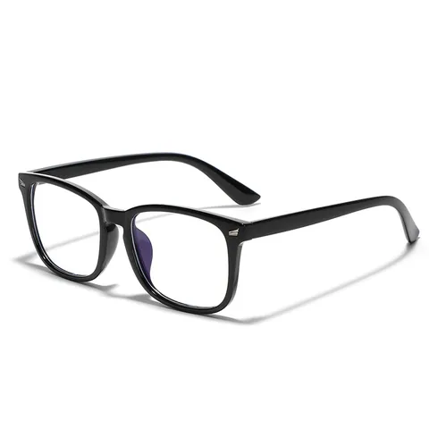 Retro Quadratischer Brillenrahmen Für Damen Nietenverzierung Akademischer Stil Brille Ohne Sehstärke Mode Klare Gläser Brille