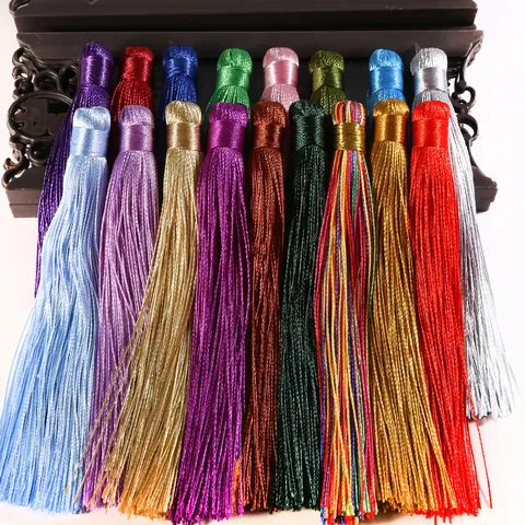 Nappina a Nodo Cinese Fatta a Mano Nappina di Seta per Accessori Creazione Gioielli Decorazione per Auto e Forcina in Stile Antico