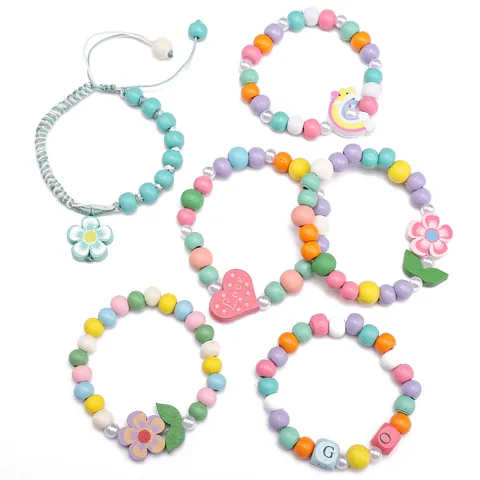Lackierte Runde Holzperlen Einfarbige Holzperlen Für DIY Armband Halskette Schmuckherstellung Handbemalte Bunte Holzperlen
