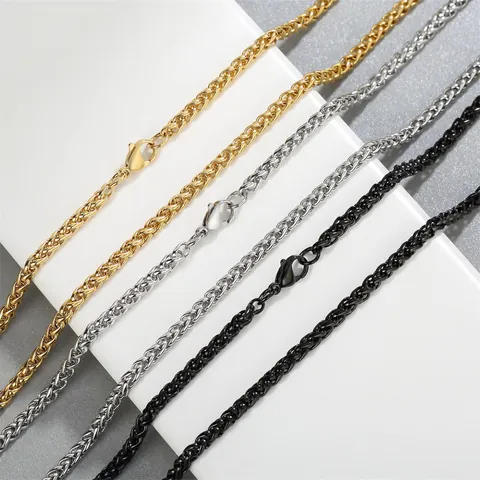 Herren Edelstahl Drachenknochen Kette Halskette Gold Silber Schwarz Modeschmuck Zubehör