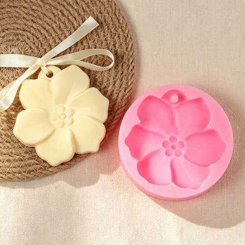 Kirschblüten Blumenform Silikonform Für Aromatherapie Gips Seife DIY Handgefertigte Hängende Dekoration Form
