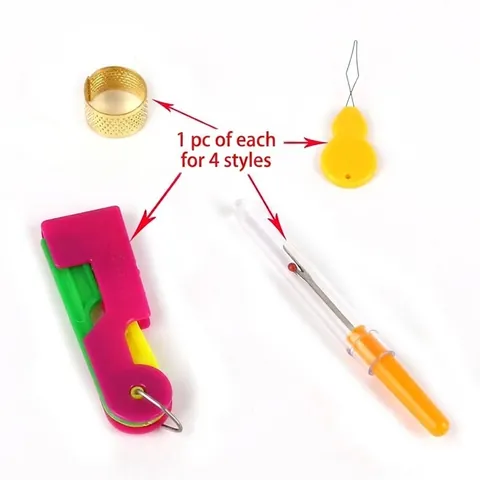 19MM Copper Jump Ring Opening Tool For Jewelry Making DIY Thimble Needle Threader Seam Ripper Hand Tool Accessories
