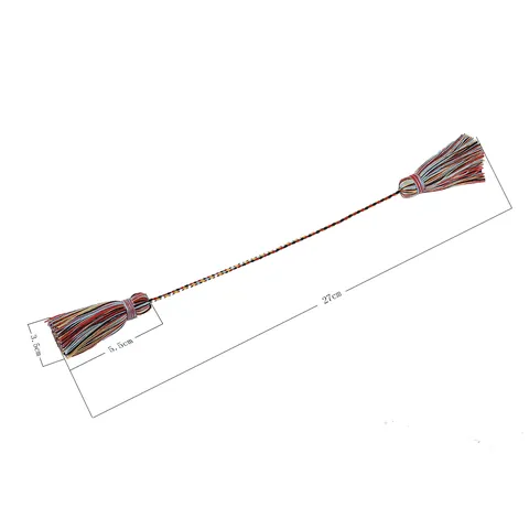 Pendentif Gland en Fil de Coton Tissé à la Main à Double Extrémité pour la Fabrication de Bijoux DIY Accessoire Traditionnel