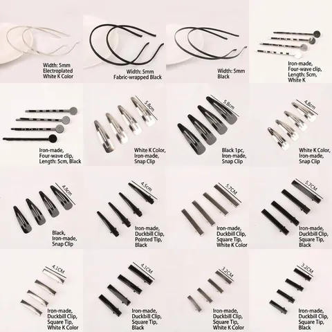 DIY Metalen Haarspeldjes Accessoires Snap Eendenbek Clips Hoofdbanden Voor Sieraden Maken Handgemaakte Haarpeld Basismaterialen