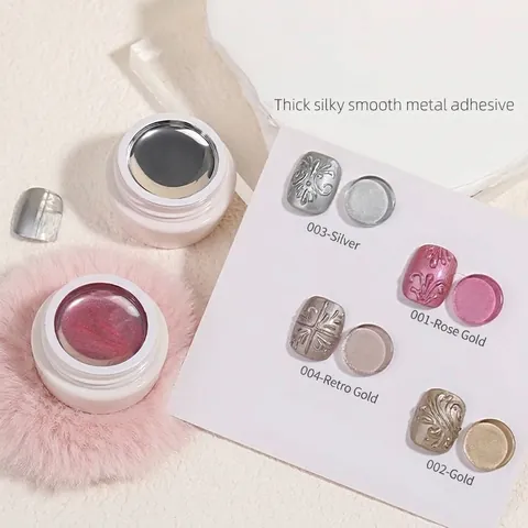 Japanese Style Mirror Metallic Nail Art Gel Silk Texture UV LED Soak Off Nail Painting Gel For Drawing Design Manicure