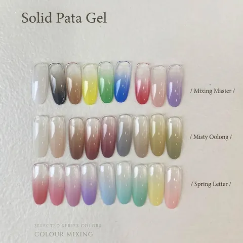 Solid Nail Art Painting Gel Multi-Grid Spring Oil Painting Relief Gel High Saturation Creamy Texture UV Gel For Women
