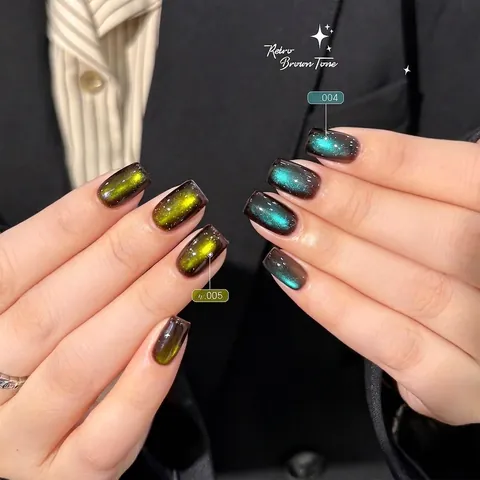 Retro Bruin Kattenoog Nagelgellak UV LED Soak Off Kristal Magnetische Glitter Gel Voor Professionele Salon Vrouwen Nagelkunst