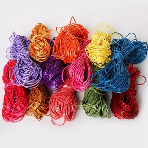 Colorful Korean Wax Cord Braided Thread For DIY Necklace Bracelet Making Waxed Polyester String Handmade Jewelry Supplies