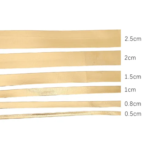 Shiny Gold Silver PU Leather Binding Strip For DIY Handcraft Pillow Clothing Edge Decorative Synthetic Leather Ribbons Cord