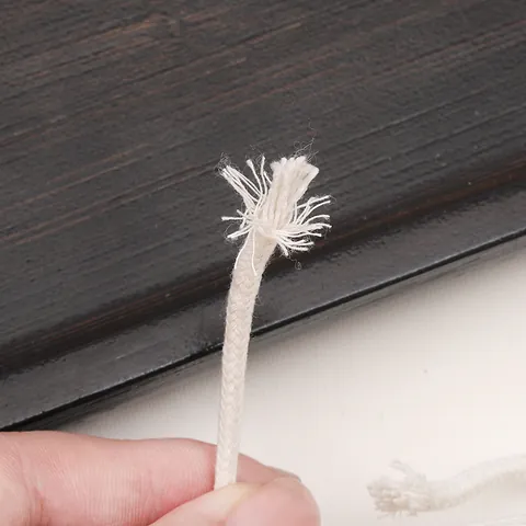 Natural Cotton Cord Beige Twisted Rope For DIY Crafts Handmade Macrame String Jewelry Making Accessories Gift Wrapping Weaving Cord
