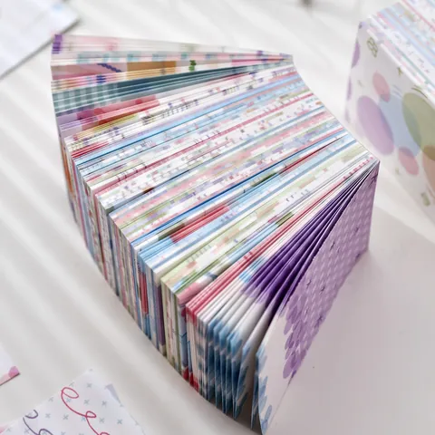 Multicolor M5 A7 Paper Brick Non-Adhesive 120g White Kraft Paper For Scrapbooking Background Material DIY Memo Pad