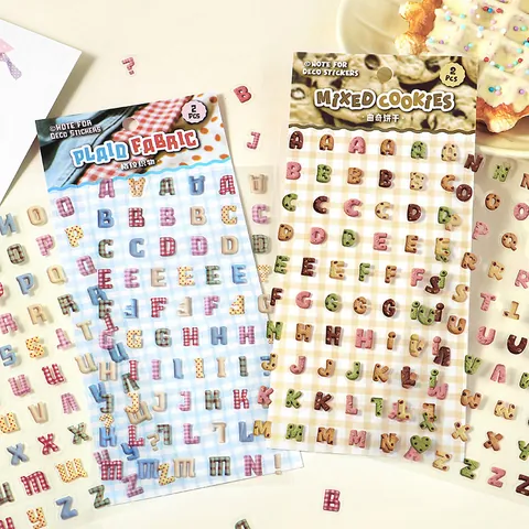 NOTE FOR Realistische Traumland Serie Englische Alphabet PET Aufkleber DIY Scrapbooking Dekorative Tagebuch Aufkleber