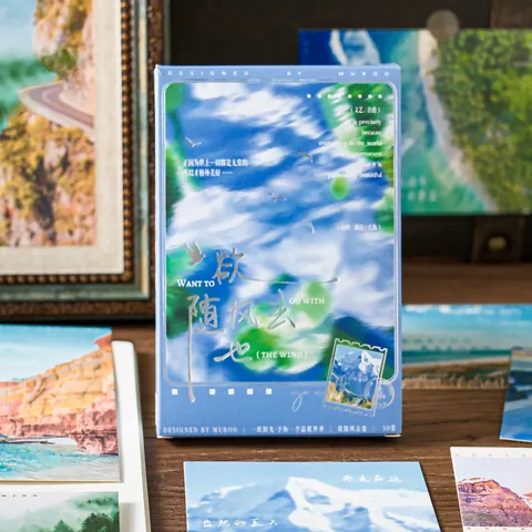 Juego De 30 Postales De Paisajes Tarjetas De Fotografía Artística Para Decoración De Habitación Tema De Viaje Tarjetas De Mensaje