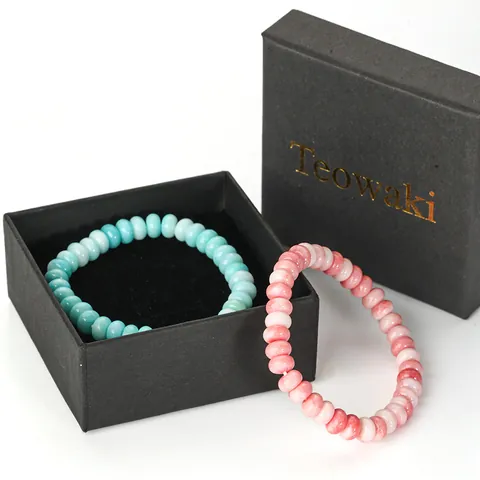 Natuurlijke Gecrackte Kristal Kralen Ketting En Armband Set Elegante Handgemaakte Rondelle Schijfkralen Sieradenset Voor Unisex