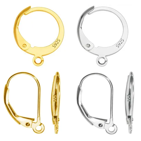 Minimalistische Kupfer Runde Brisuren Ohrring Haken Schmuckherstellung DIY Zubehör Ohrring Befunde Für Damen Handgefertigte Schmuckteile